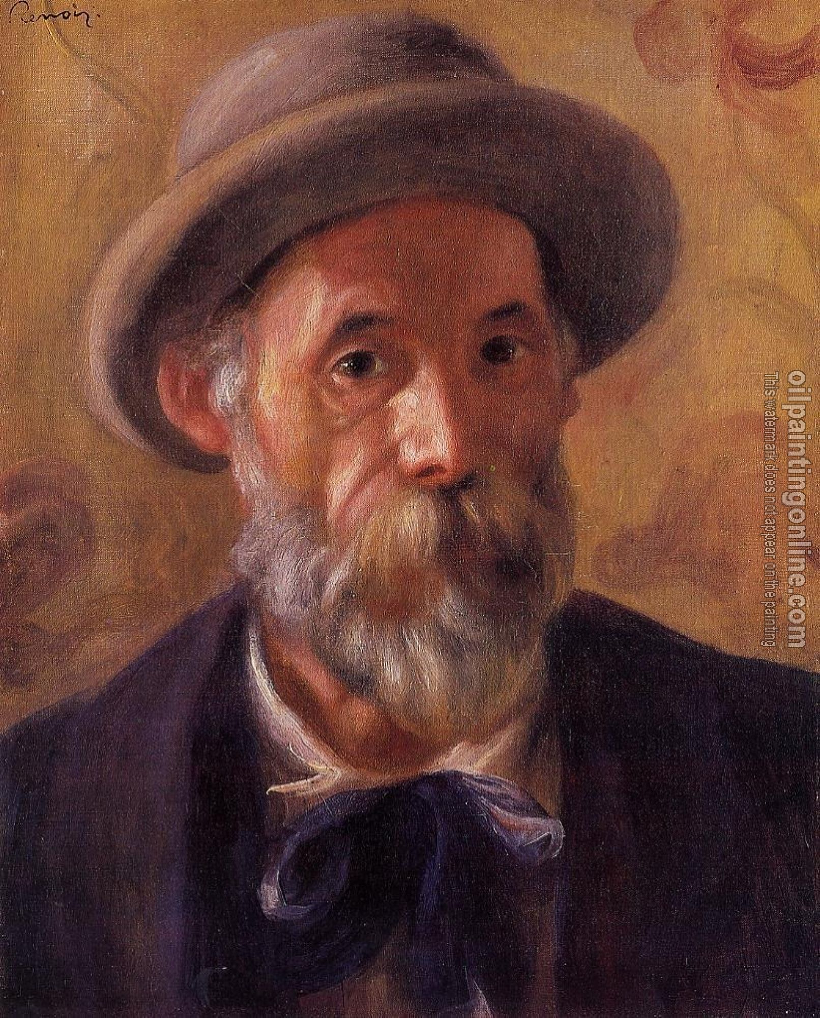 Renoir, Pierre Auguste - Self Portrait